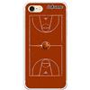 dakanna Custodia per iPhone 7 - iPhone 8 | Campo di Basket e Palla | Cover in Gel di Silicone TPU Morbido di Alta qualità Trasparente