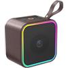 Hosgubo Cassa Bluetooth Portatile, Speaker Bluetooth 5.3 Altoparlante Wireless con Luce LED Colorata Cassa Portatile, Suono Stereo con Mic Incorporato, 10 Ore di Riproduzione per Casa, Esterno, Viaggi 2025