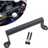 FINMOKAL Staffa di montaggio per navigatore GPS per telefono moto Supporto di espansione Traversa Nero Compatibile con Yamaha YZF R7 YZF-R7 2022 2023