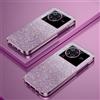 PAIX Custodia Telefono Trasparente Compatibile con vivo X80 Pro Cover Cornice Elettroplaccata Gradiente Glitter Protettiva Sottile TPU