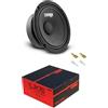 GK SOUND KIT SET PER DS18 PRO-GM6 1 midrange altoparlante da 16,5 cm 165 mm 6,5 di diametro 140 watt rms e 480 watt max 8 ohm sensibilità di 92 db casa, 1 pezzo + accessori di montaggio omaggio
