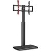 FITUEYES Supporto TV da Pavimento per 32-70 Pollici, 60° Girevole e 6 Altezza Porta TV da Terra Mobile con 20mm Legno Base, Max VESA 600x400mm Carico 40kg