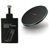Generic Metallo Caricatore Senza Fili PAD & Esterno 7.5 W Tipo-C Ricevitore Per Xiaomi Redmi Nota 9S 10S 11S 7 8 9 10 11 Pro 9T 10T 5G