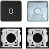 CTBDZ Tappo chiave individuale con cerniera di ricambio per (M1 M2) MacBook Pro A2141 A2251 A2289 A2338 A2442 A2485, sostituisce per MacBook Air A2179 A2337 A2681 Keycap (O Key)