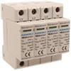 A2ZWORLD Scaricatore Di Sovratensione Tipo 1+2 T1+T2 B+C, SPD a Limitazione Per Barra DIN, 3P+N Da 4 Moduli DIN, 25kA-50kA 12,5kV AC275V, IP20