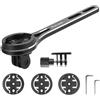 KMRDND Supporto per computer da corsa per Garmin Edge 130, 530, 540, 800, 830, 840, 1000, 1030, 1040 Plus, Edge Explore 2 and Wahoo Elemnt/Roam/Bolt v2/Mini