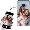 Yoedge Cover Personalizzata per Samsung Galaxy S9 5,8 Personalizzato con Foto Immagine Testi Disegni Custodia Personalizzabile Regalo Album Personalizzabili Nero Case per Samsung S9