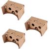 BRIUERG 3X 6 Pollice FAI DA TE 3D VR Realtà Virtuale Occhiali Hardboard per Google Cartone