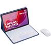 HLTOOP Custodia con Tastiera per Lenovo Tab M11 11 Pollici, Tastiera Bluetooth Retroilluminata 7 Coolor con Touchpad, Cover Posteriore in TPU Morbido, Mouse Bluetooth,Viola