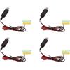 Tuminita 4X di Eliminazione della Batteria Fittizia USB 5V A 3V LR03 AAA per Radio LED Light 1m