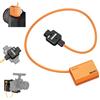 EACHSHOT ZGCINE D-Tap a NP-FZ100 Batteria Fittizia per Sony, Connettore D-Tap Ruotabile a 180°, Uscita Regolata a 8.4 V, Compatibile con Sony A7IV A7III A7SIII A7RV FX3 FX30 A7CII A6700 ZV-E1 ZV-E10II A1 A9III