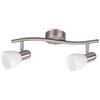 Rabalux Soma 6591 Faretto, colore: marrone anticato, Vetro Metallo, acciaio, 2 punti luce, E14
