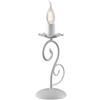Be-Light Lumetto Provenzale 1 Luce Ferro Battuto Bianco Shabby