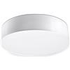 SOLLUX lighting Arena 45 Lampada Da Soffitto Rotonda, Design Minimalista E Moderno, Lampadina Sostituibile E27 (LED), 1x60 W, Facile Da Pulire, In PVC, 45x45x11 cm, Bianco