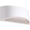 SOLLUX lighting Vixen Lampada da parete in ceramica | Design moderno molto universale | Lampadina G9 sostituibile, 1 x 60 W | Bianco, 31,5 x 9,5 x 14
