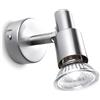 Ideal Lux Slem AP1 Lampada, Nickel
