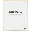 yd. Your Decoration - Cornice 40x55 cm - Oro - Decorativa Parete in Alluminio con Vetro in acryl - Antiriflesso - 40x55 Cornice - Kent