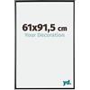 yd. Your Decoration - Cornice 61x91.5 cm - Nero Lucente - Decorativa Parete in Plastica con Vetro in acryl - Antiriflesso - 61x91.5 Cornice - Evry