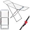 KADAX Stendibiancheria 171 x 54 x 97 cm Pieghevole in Acciaio con Piedi Antiscivolo, Grande Stendino per l'Asciugatura dei Tuoi Panni (Antracite Plus)