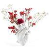 Seletti Love In Bloom Vaso a forma di cuore, bianco