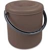 Stefanplast PATTUMIERA Eureka 25lt C/Cop Tortora