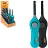 BIC Original Megalighter/Accendino a Bastoncino con Linguetta per appenderla nel Display, Lunghezza Totale Circa 20 cm