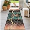 KwuSeug Tappeto Cucina Antiscivolo Lavabile Tappeto Runner Facile da Pulire Tappeto da Cucina Tappeti Camera da Letto Lavabile Moderno Tappeti Runner per Scale Ingresso Lavanderia Bagno 40 x 200 cm