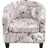 Meigeh Copripoltrona chesterfield elasticizzato Fodera per sedia a vasca 2 pezzi fodera per cuscino per poltrona Tullsta