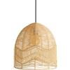 B·LED BARCELONA LED Lampada a sospensione in vimini NORMA - Ø45cm - E27