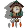 Gsycle Orologio cucù della Foresta Nera, Orologi A cucù da Parete Orologio A cucù Tedesco Made in Germany Orologio da Parete Antico Forma di Casetta per Uccelli per Soggiorno