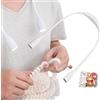 Generic Lampada da lettura sul collo - Lampada a LED all'uncinetto, illuminazione portatile per libri | Luminosità regolabile Design di ricarica USB, accessorio flessibile per strumenti di illuminazione a man