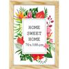 MG Design Cornice 70x100 cm - colore Naturale, in legno, con vetro acrilico - da appendere in verticale o in orizzontale, senza sfondo, per foto, poster, puzzle