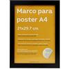 Nacnic cornice Nera dimensione A4-21x29.7 cm. Ideale per incorniciare foto, stampe, riconoscimenti e poster.