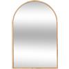 ATMOSPHERA CREATEUR D'INTERIEUR Atmosphera - Specchio da parete ad arco Kim, cornice in legno, 90 x 60 cm - Per corridoio, camera da letto, soggiorno