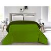 BANZAII TEXTILE INNOVATOR ONLINE Banzaii Trapuntino Matrimoniale 250x260 cm Primaverile Estivo, Copriletto Matrimoniale Double Face, Trapunta Estiva Leggera Made in Italy - Verde/Militare