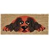 Casatessile Zerbino Mini in Cocco cm 23X53 Duplo Tappetino per Scalino Ingresso, Antiscivolo - Dis. Cane