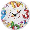 Guzzini - Home, NUMBER-TIME Orologio da Parete - Multicolore, Ø 60 cm - 19590352