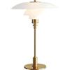 SUPER FOREST Lampade da scrivania, con Paralume in Vetro Bianco e Corpo Lampada Dorato, Lampada da Tavolo Decorativa, Lampada da Tavolo Moderna, per Soggiorno, Camera da Letto, Studio (Bianco + Oro)