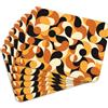 MG Design Set di 6 tovagliette in sughero - Abstract Harmony - 30 × 40 cm - resistenti al calore, antiscivolo e facili da pulire, con base in sughero naturale