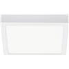 WEB world electronic business Pannello Plafoniera Faretto LED Parete Soffitto Quadrato 20W 2000 Lumen Luce Fredda Ultra Sottile 210x210x27mm