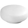 Gicos PLAFONIERA TONDA APPLIQUE IN VETRO DA SOFFITTO 1 LUCE 25 CM