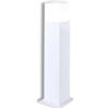 damastoreitalia Luci da giardino a palo, Design Moderno, IP44, Lampione per lampadine a led max 12W, Ideali per Illuminare Vialetti e Percorsi Pedonali Esterni (Bianco)