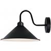 LEDSone Lampada da parete industriale, lampada da parete vintage nera, illuminazione da parete antica E27 per soggiorno, camera da letto, comodino, corridoio,