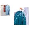 HOME & LAUNDRY BUSTE COPRI VESTITI CAPPOTTI PIUMINI LUNGHI 60X120 Cm. PER LAVANDERIE,TINTORIE,STIRERIE 100 PEZZI