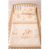 Corredocasa Completo Lenzuola Neonato per Culla Stampato - Made in Italy - Disegni Assortiti Disponibile in Diversi Materiali Cotone Flanella (Beige, Flanella)