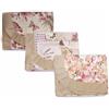 Russo Tessuti Tovaglia Copritavolo Plastificato Antimacchia Balza in PVC Fantasia Casuale Random-Beige-6 POSTI
