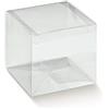 Fausto 10 Scatole Trasparenti Con Fondo Bianco 12x12x15 Cm