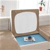 VEAI Coprisedile per Divano 3/4/2/1 Posti con Penisola Copri Divano Elastico Federa per Cuscino per Divano del Sedile Velluto Copridivano Protezione del Cuscino Sedile ( Color : #24 , Size : 2 seats (100-1