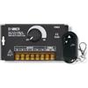 TOT ELECTRIC Dimmer per strisce LED 220V, regolatore luminosità con telecomando wireless, controllo luce a distanza dimmerazione continua compatibile LED monocolore dimmerabile facile installazione (Dimmer)