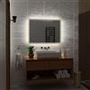 Alasta Vienna 150x100cm, Specchio Bagno LED, Specchio da Parete con Luce Bianco Neutro, Design Moderno, Specchio Illuminato